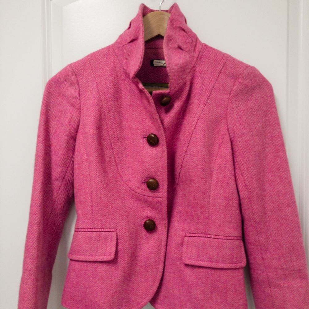 J. Crew wool riding coat